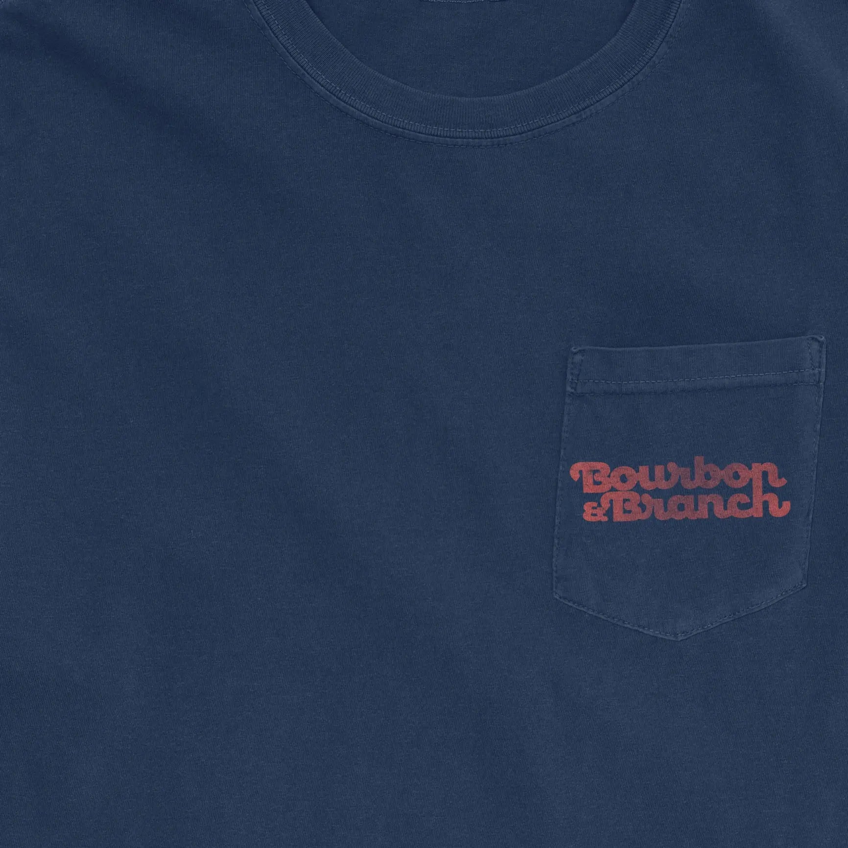 in True Navy by Bourbon & Branch. Retro shirt, queer fashion,