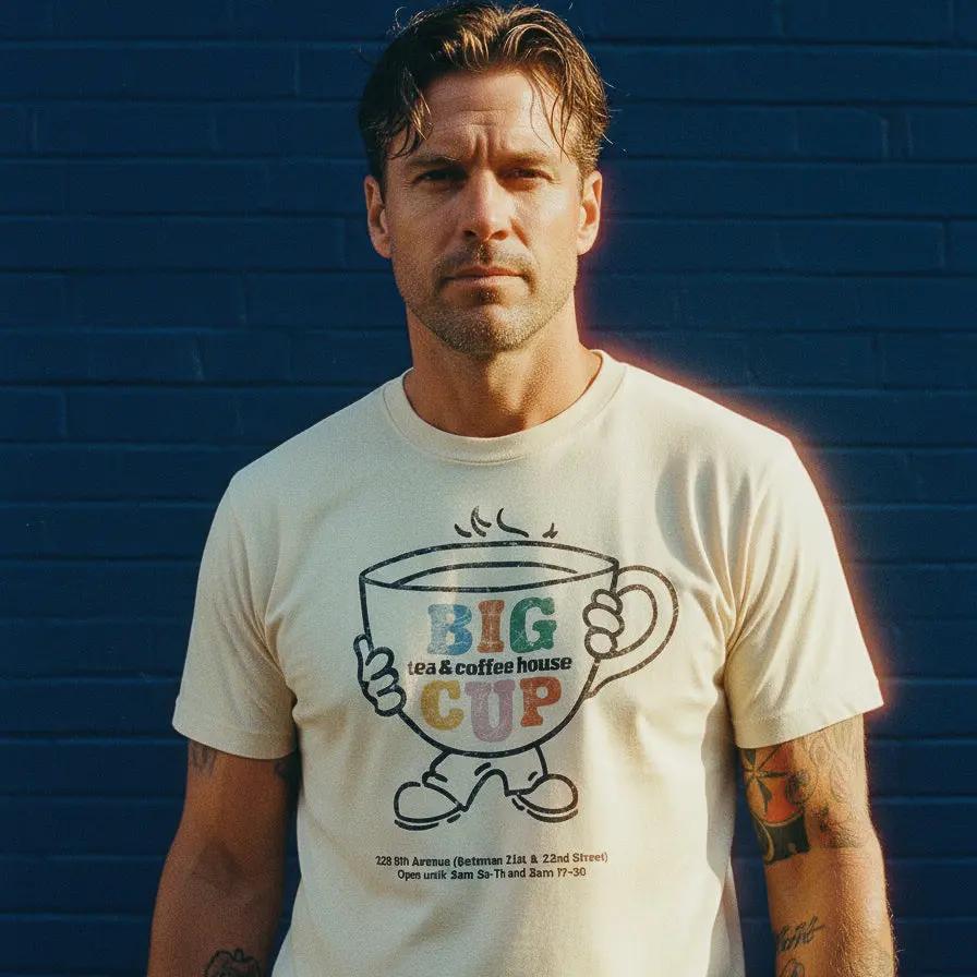 Big Cup Vintage Tribute Tee - Bourbon & Branch