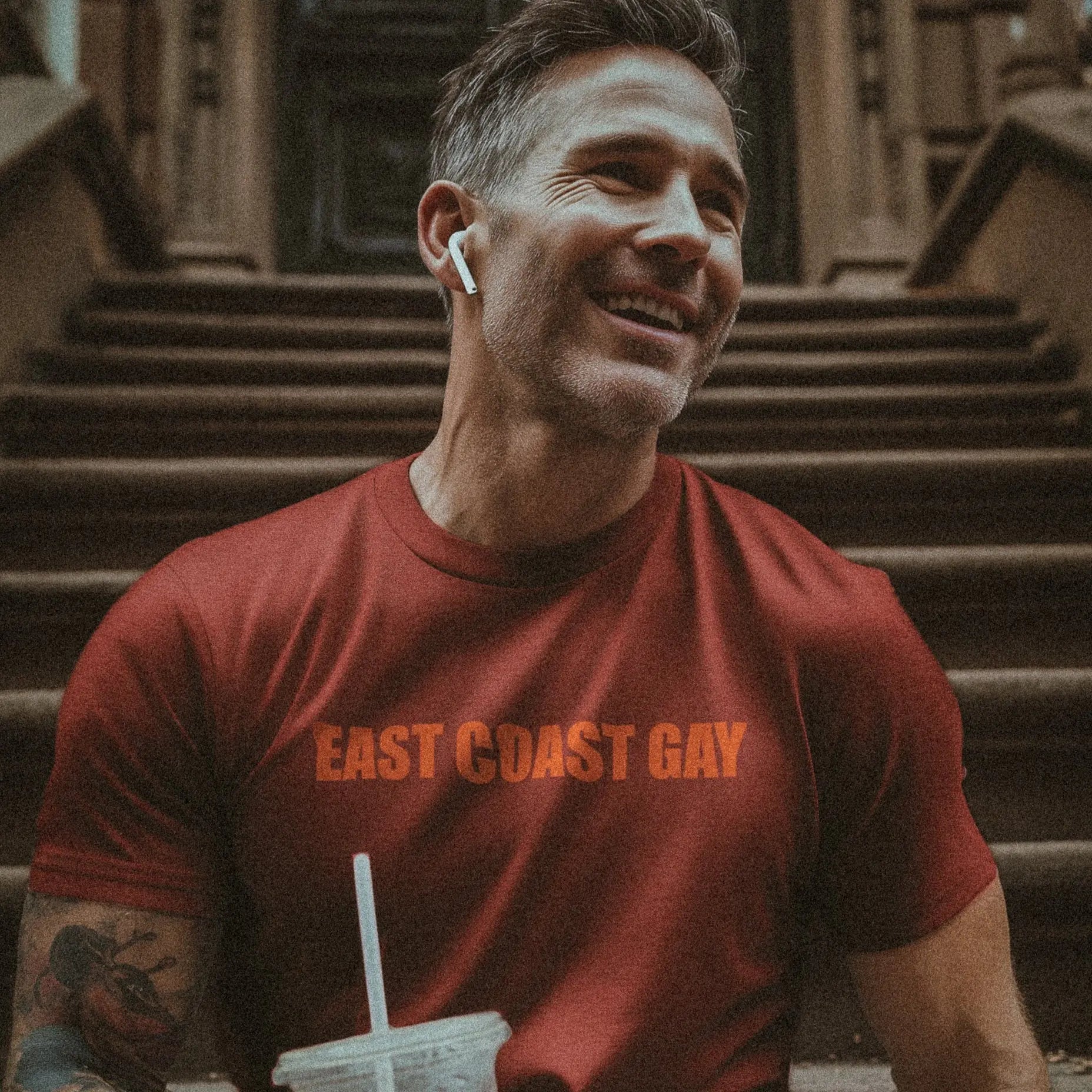 East Coast Gay Slim Tee - Bourbon & Branch