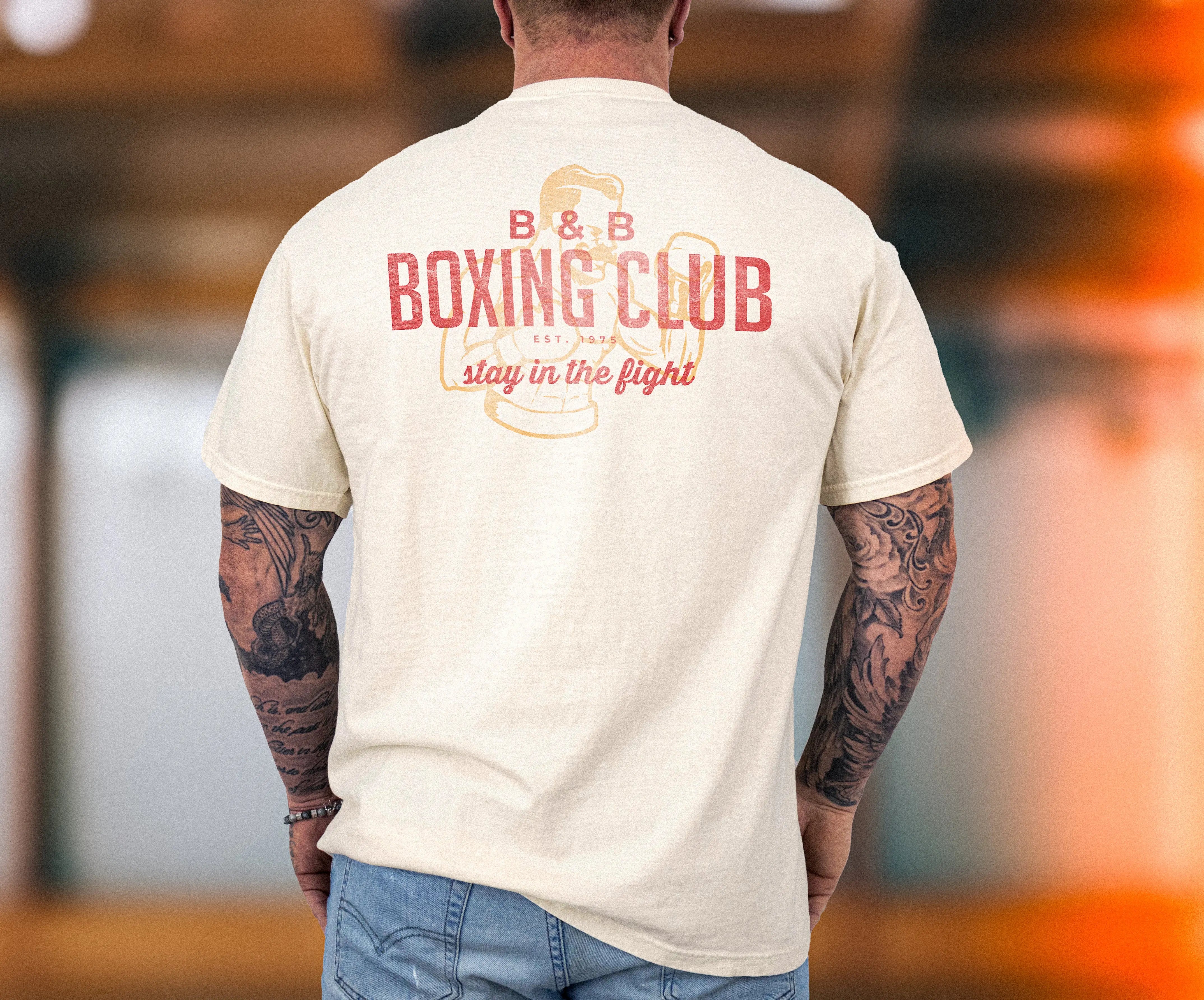 B&B Boxing Club – Pocket Premium Tee - Bourbon & Branch