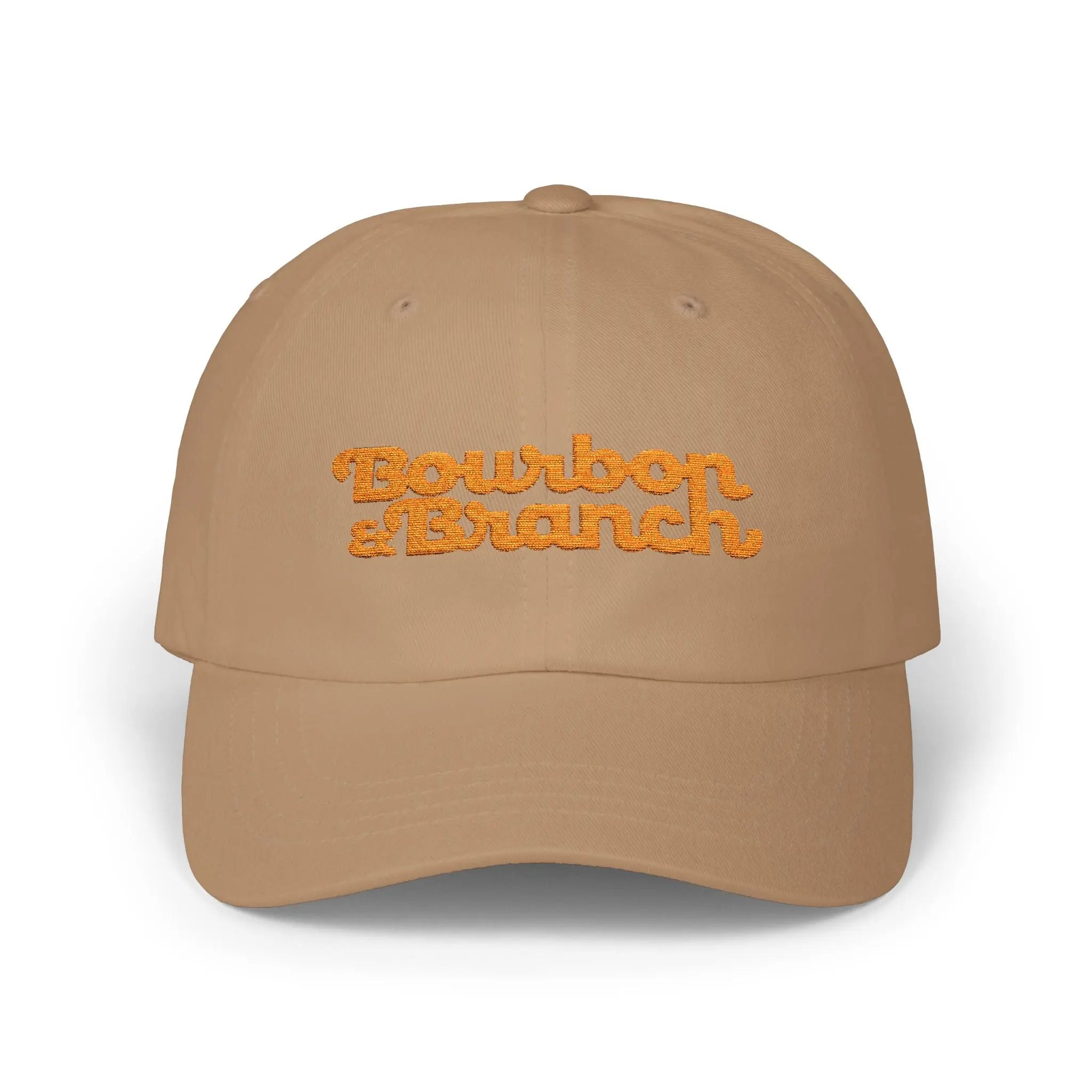 Bourbon & Branch Orange Logo Dad Cap - Bourbon & Branch