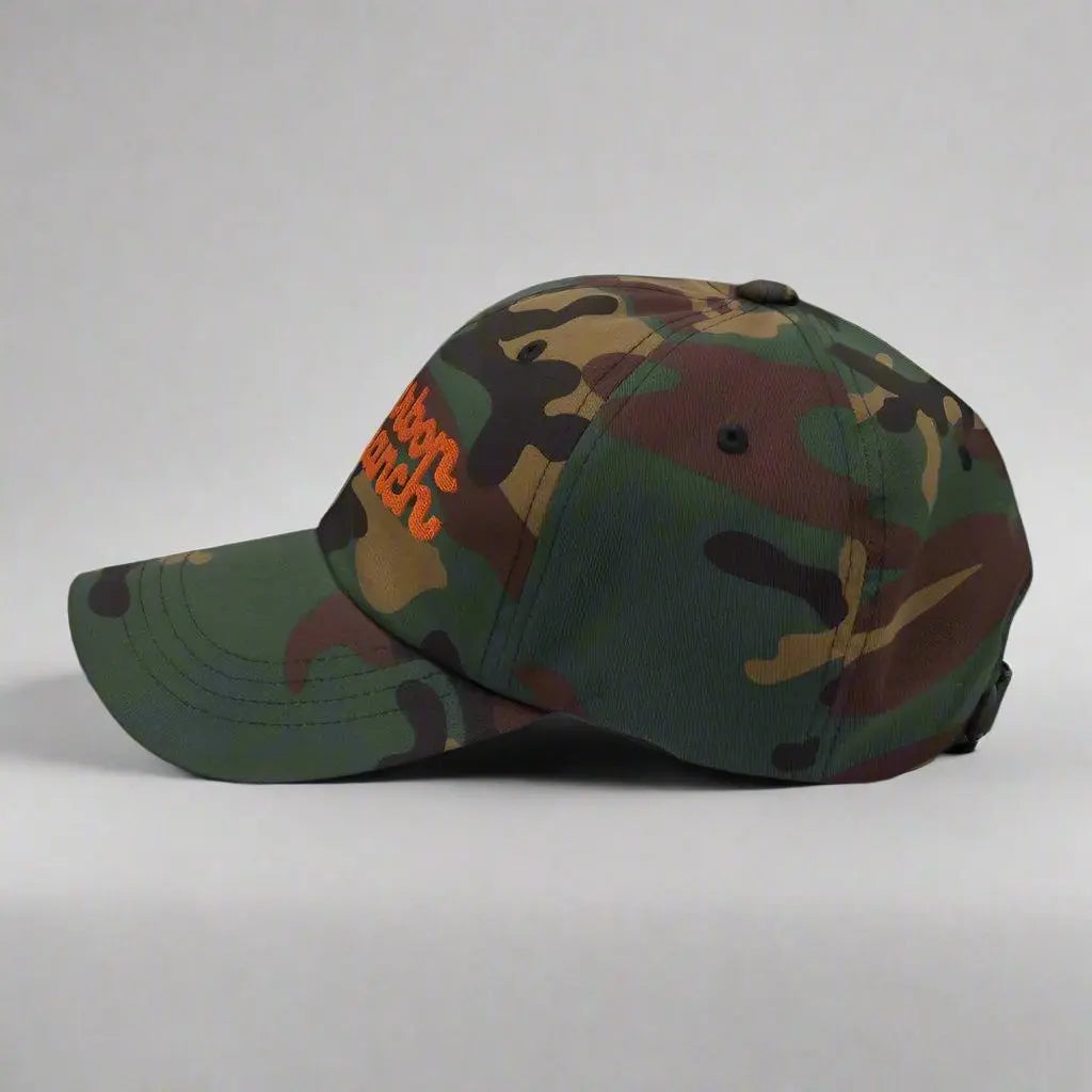 Bourbon & Branch Orange Logo Dad Cap - Bourbon & Branch